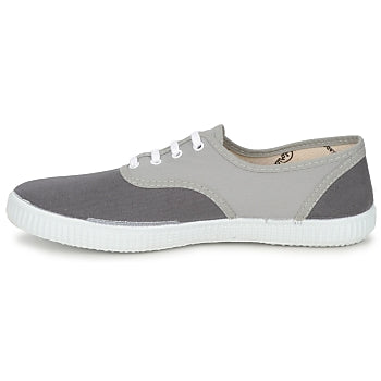 Baskets basses femmes Victoria INGLESA BICOLOR Gris