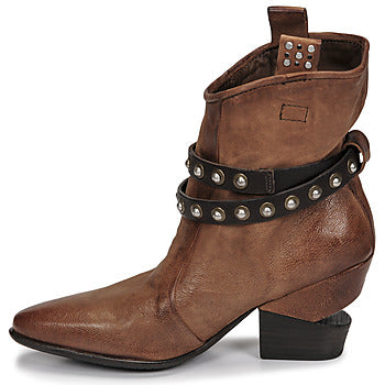 Boots femmes Airstep / A.S.98 TINGET Marron