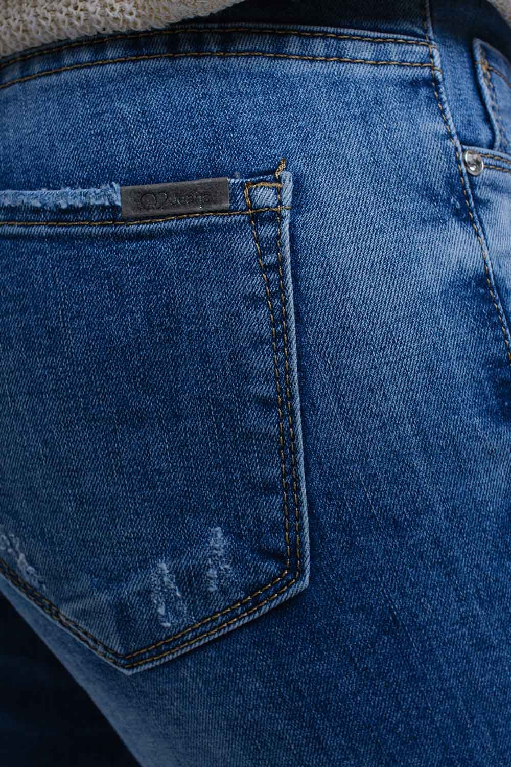 Jean skinny brodé