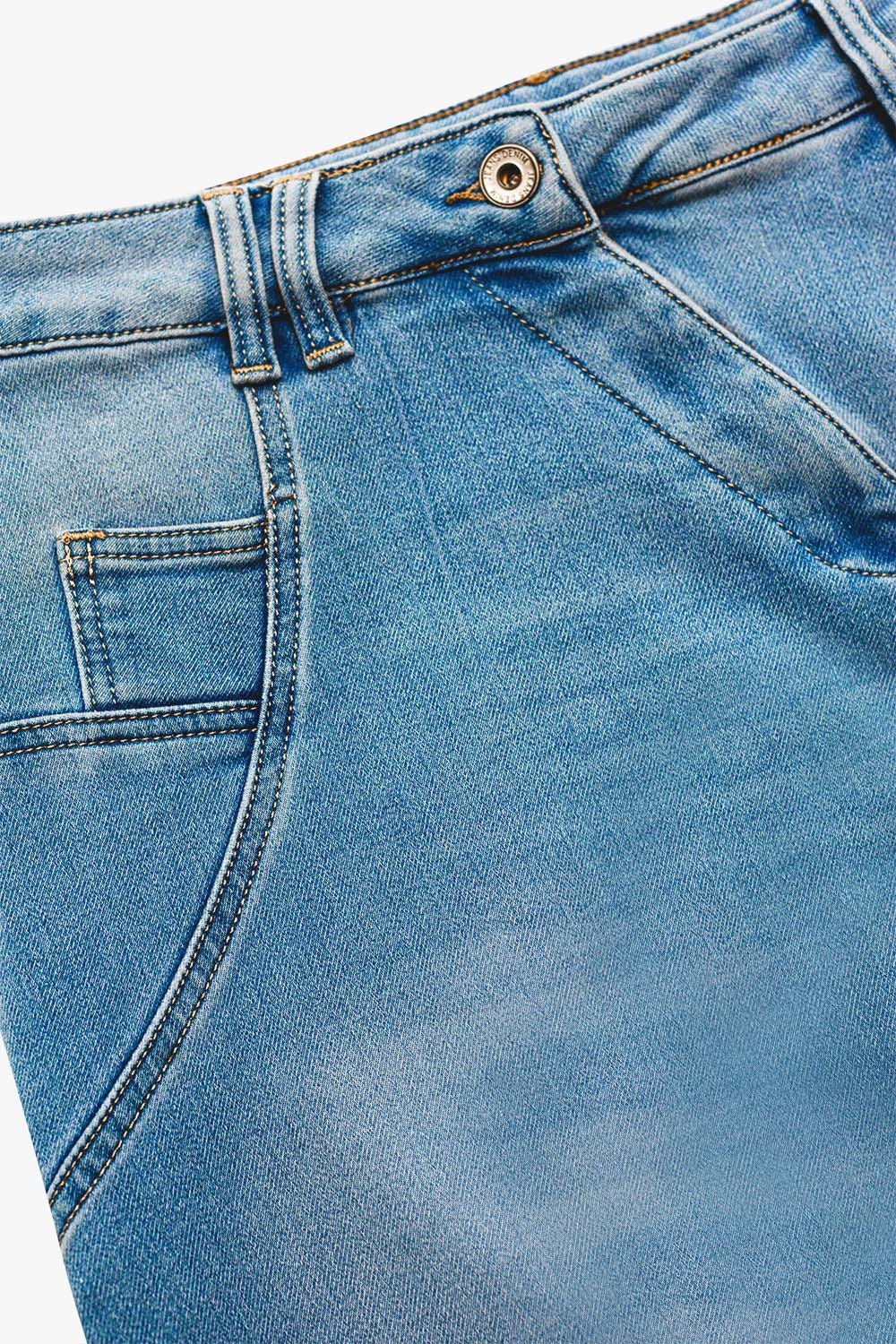 Jean baggy style années 90 Bleu délavé vintage