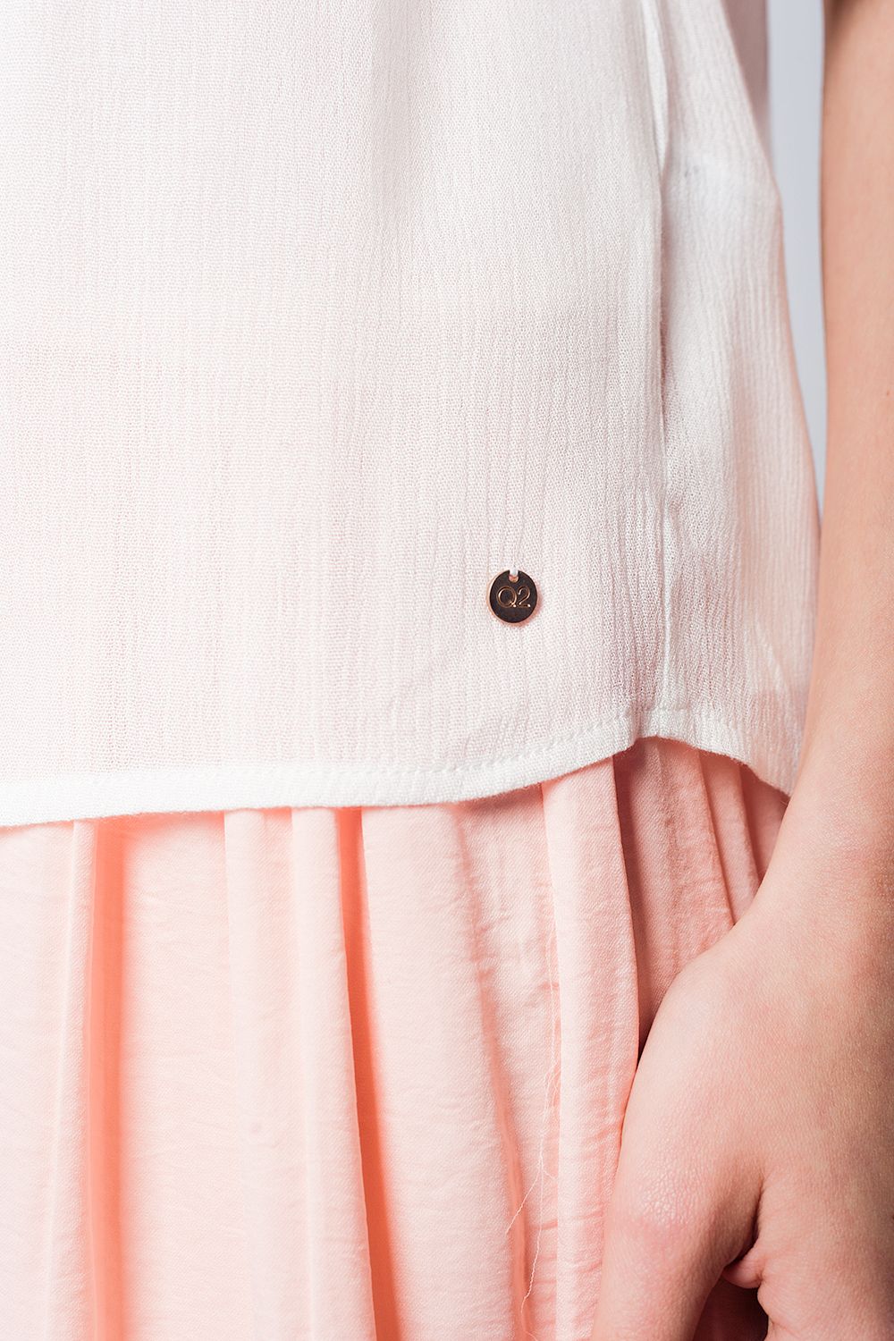 Blouse blanche détails brodés