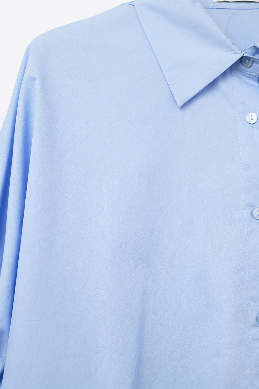 Blouse surdimensionnée à manches courtes Baby Blue