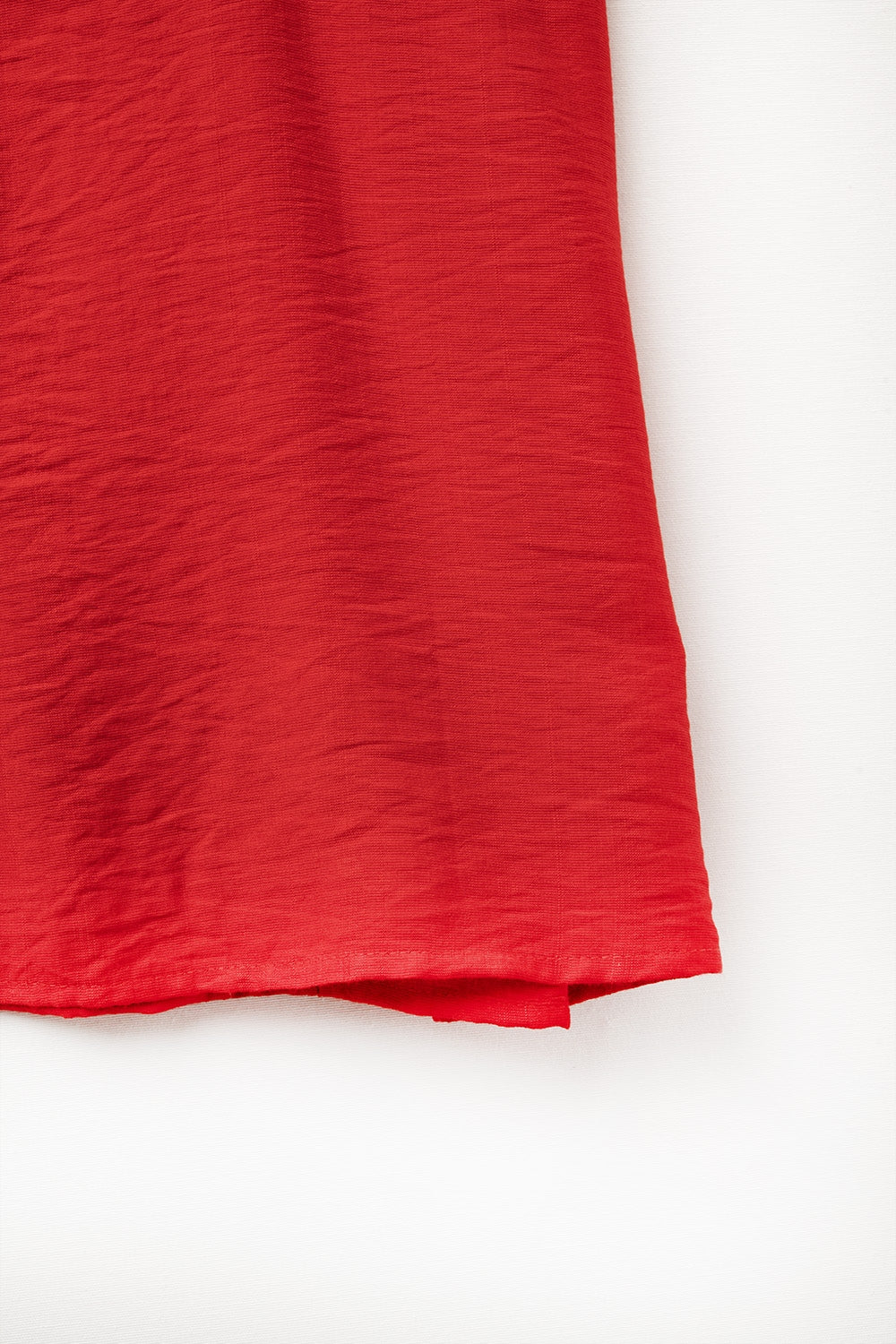 Débardeur d'été basique à col licou en rouge cerise