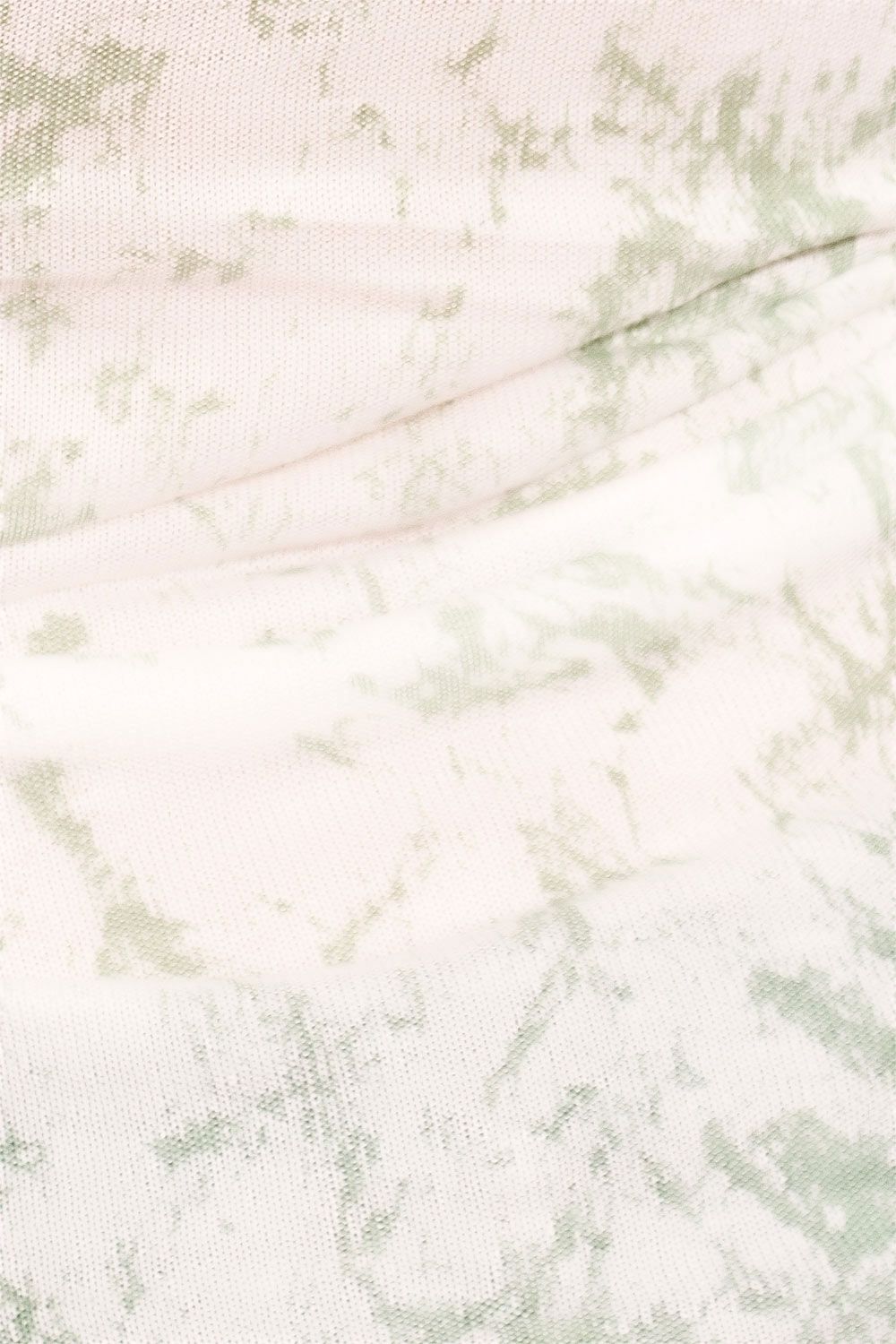 Débardeur en maille à effet tie-dye vert