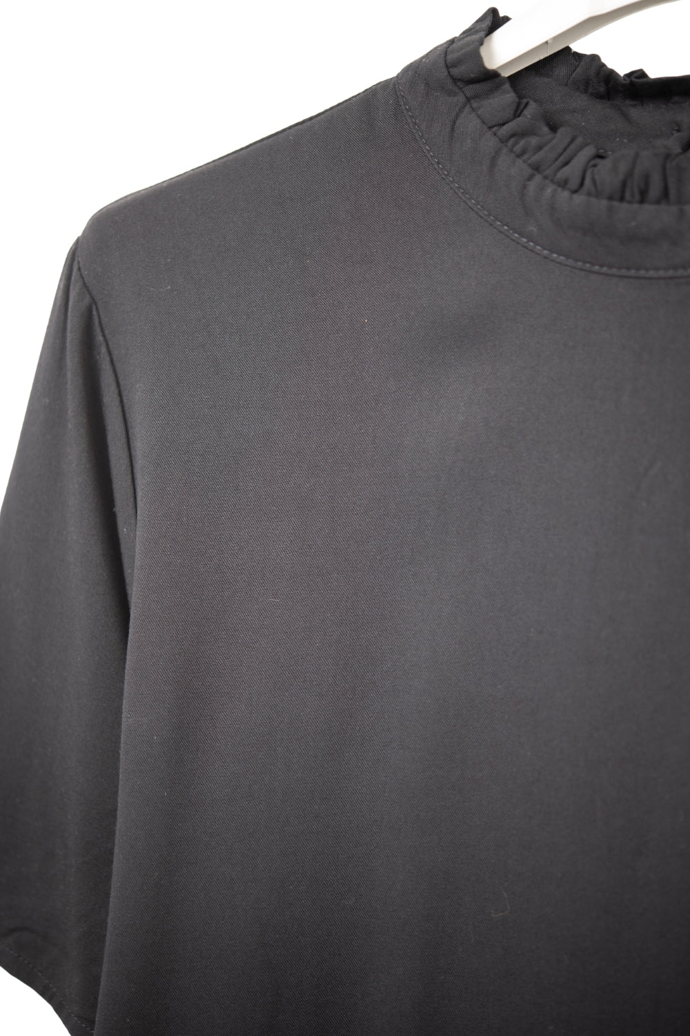 Elegant Black Short Sleeve Shirt