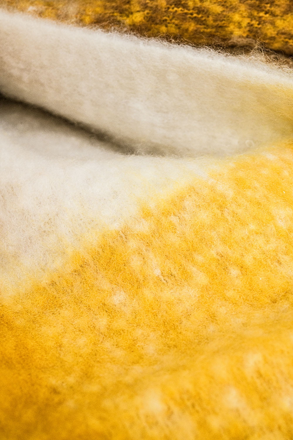 Foulard en beige et jaune