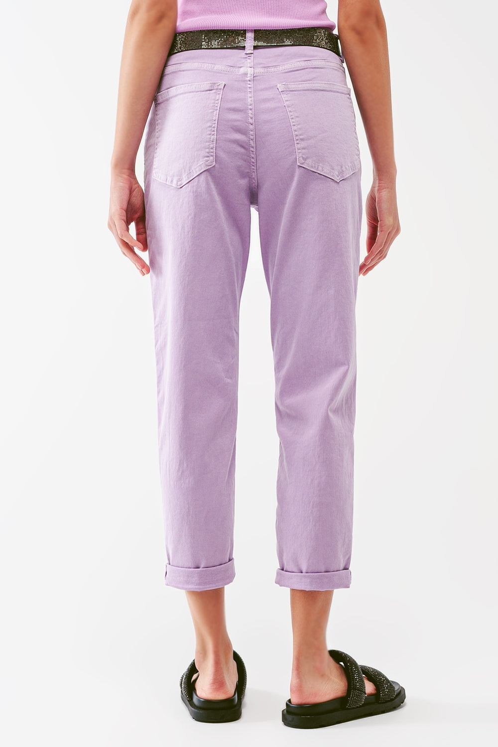 Jean basique décontracté en violet