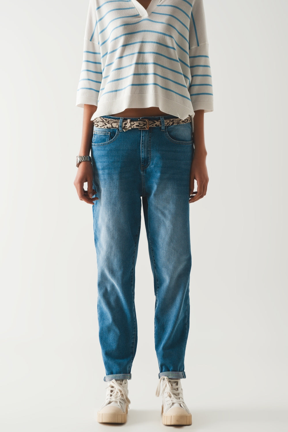 Jean boyfriend style années 90