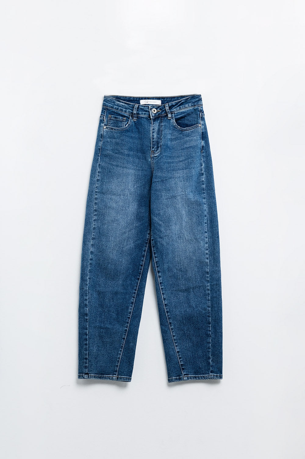 Jean boyfriend surdimensionné bleu foncé