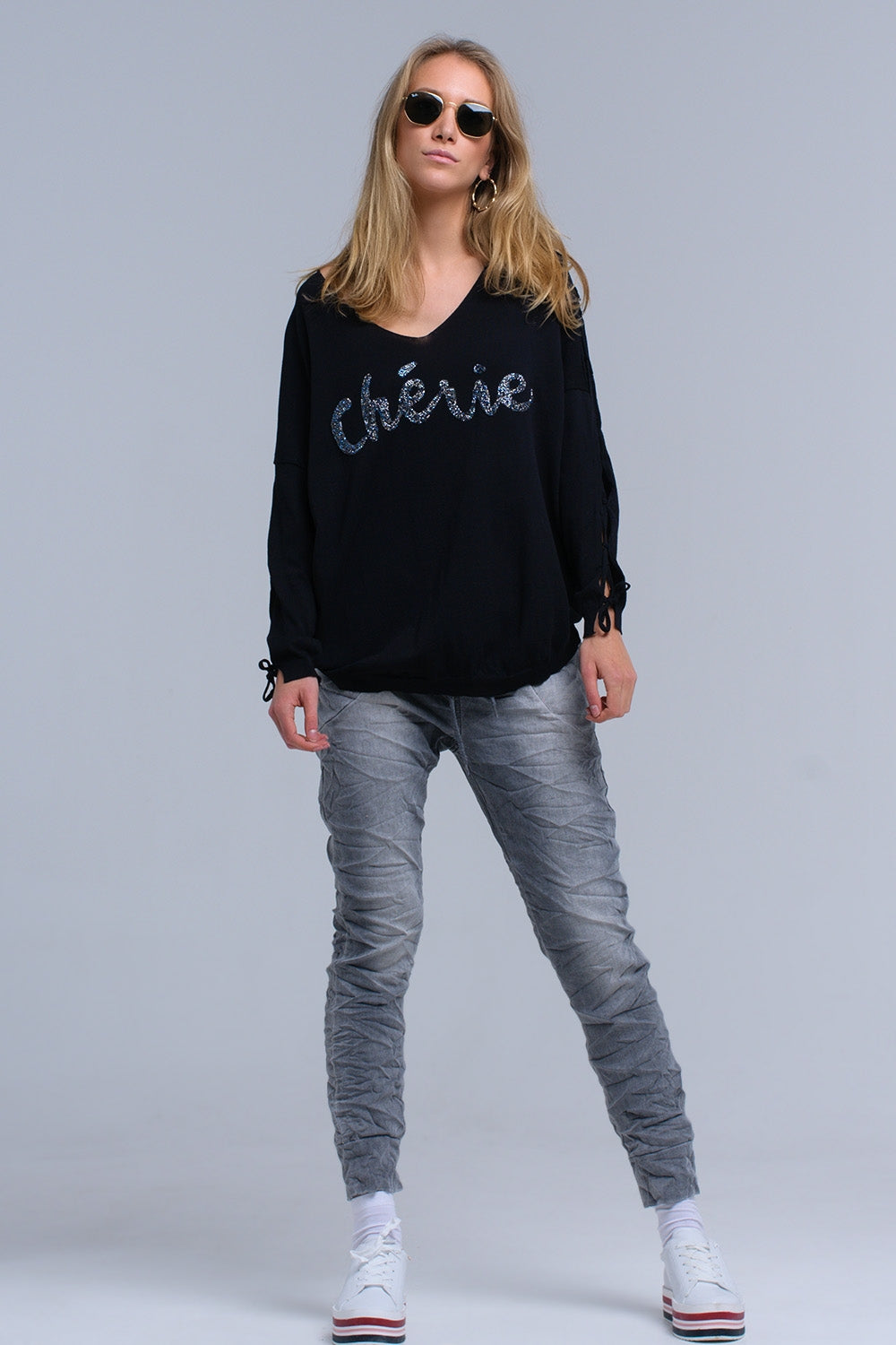 Jean gris Jogger