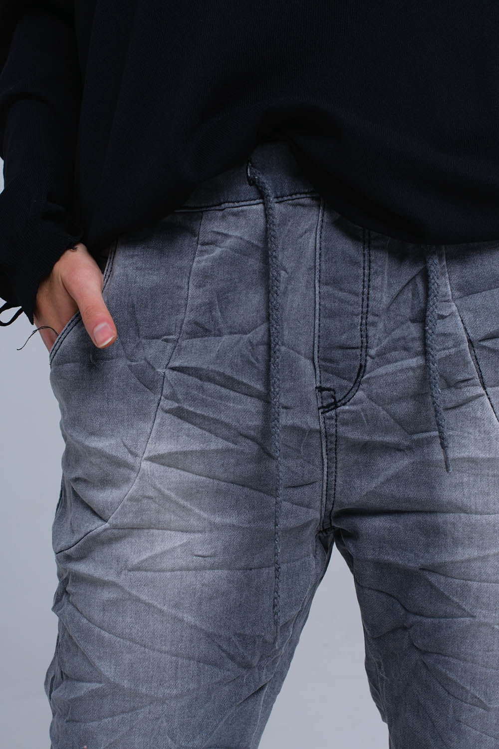 Jean gris Jogger