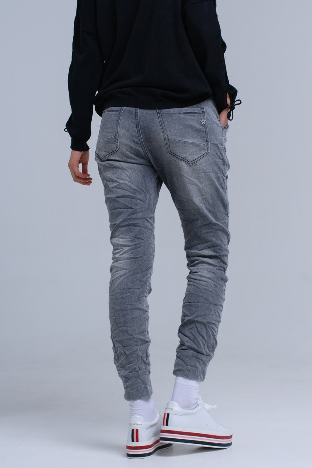 Jean gris Jogger