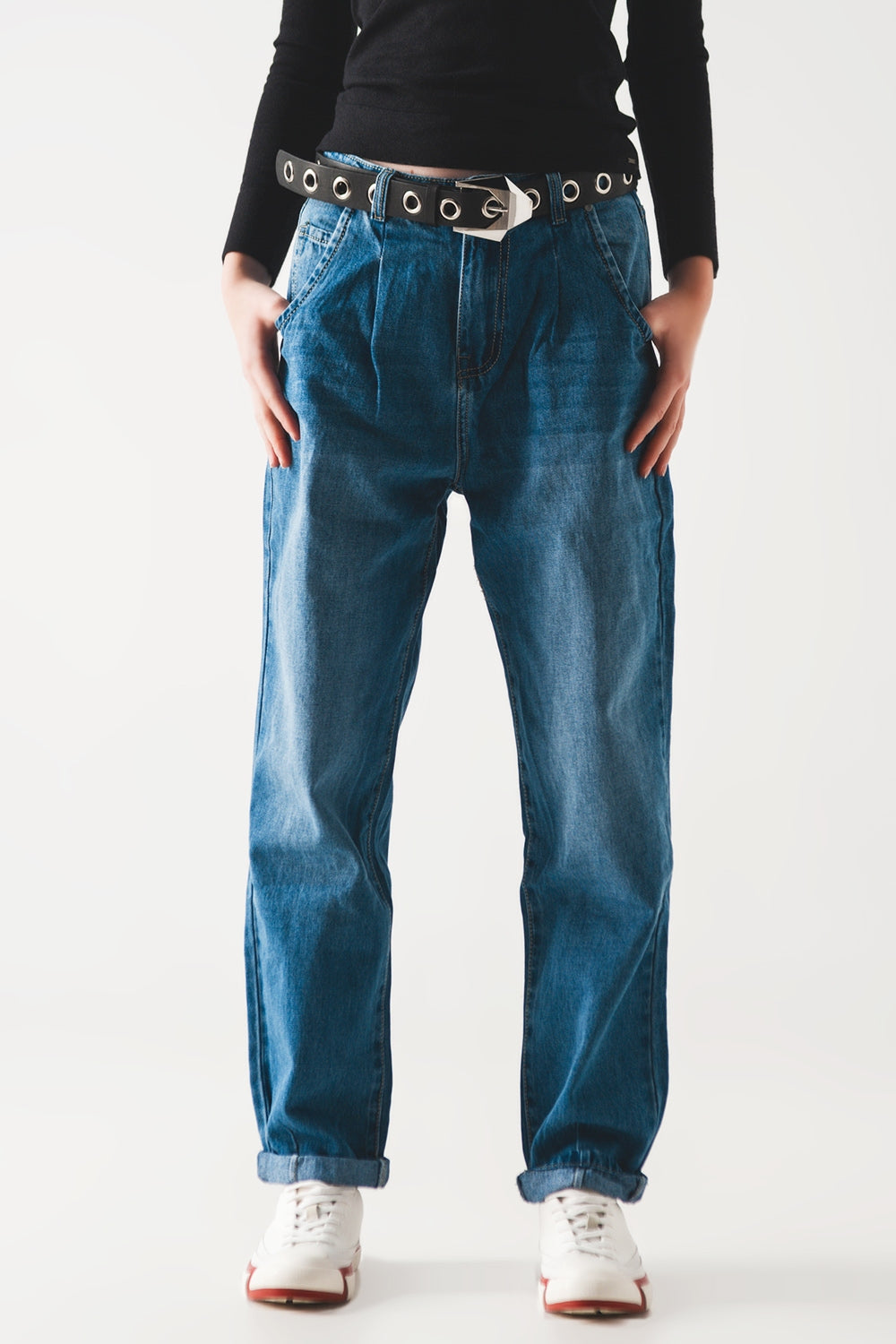 Jean skateur fuselé style en coton