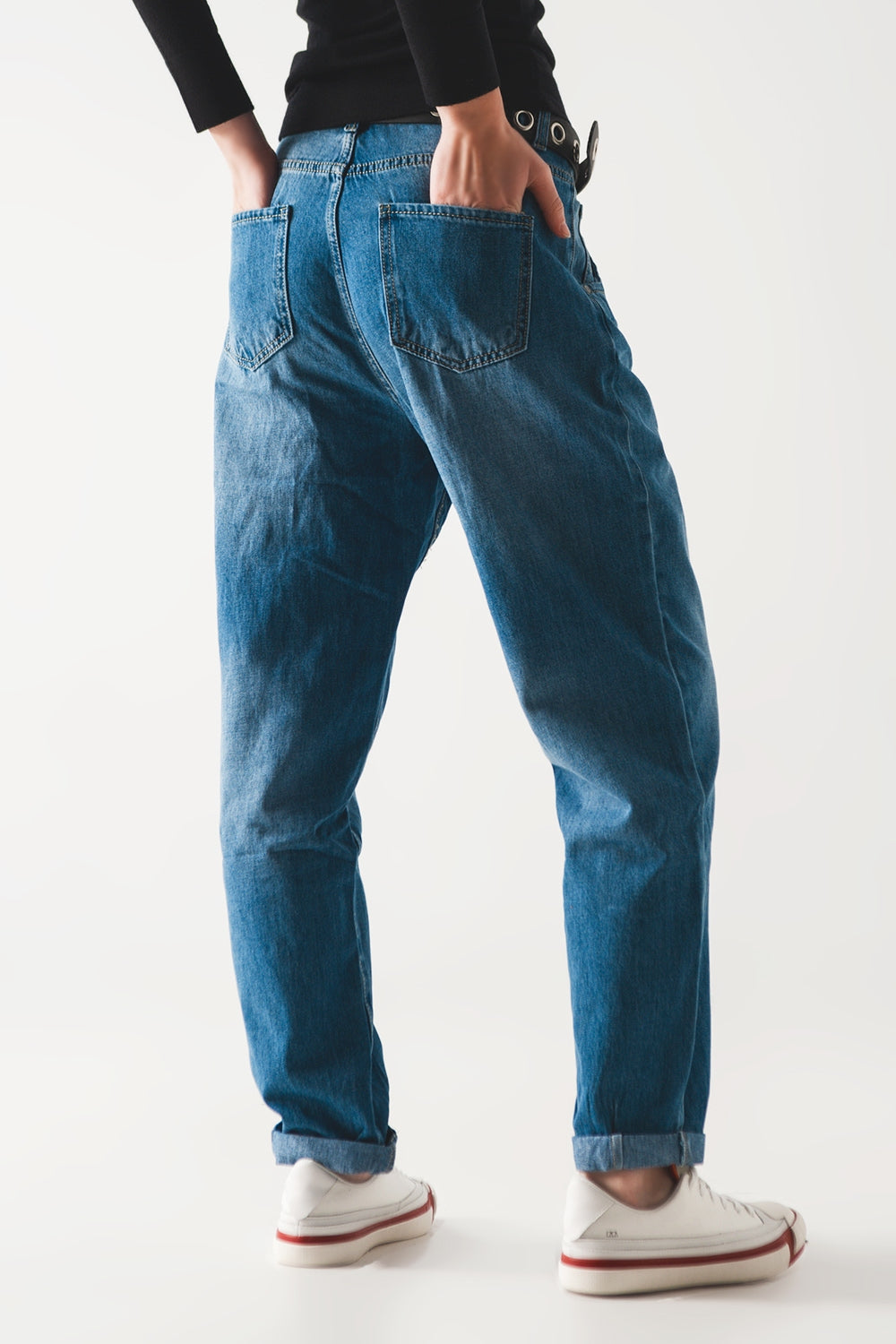 Jean skateur fuselé style en coton