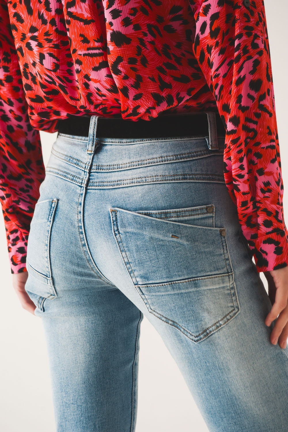 Jean skinny avec tissus élastique
