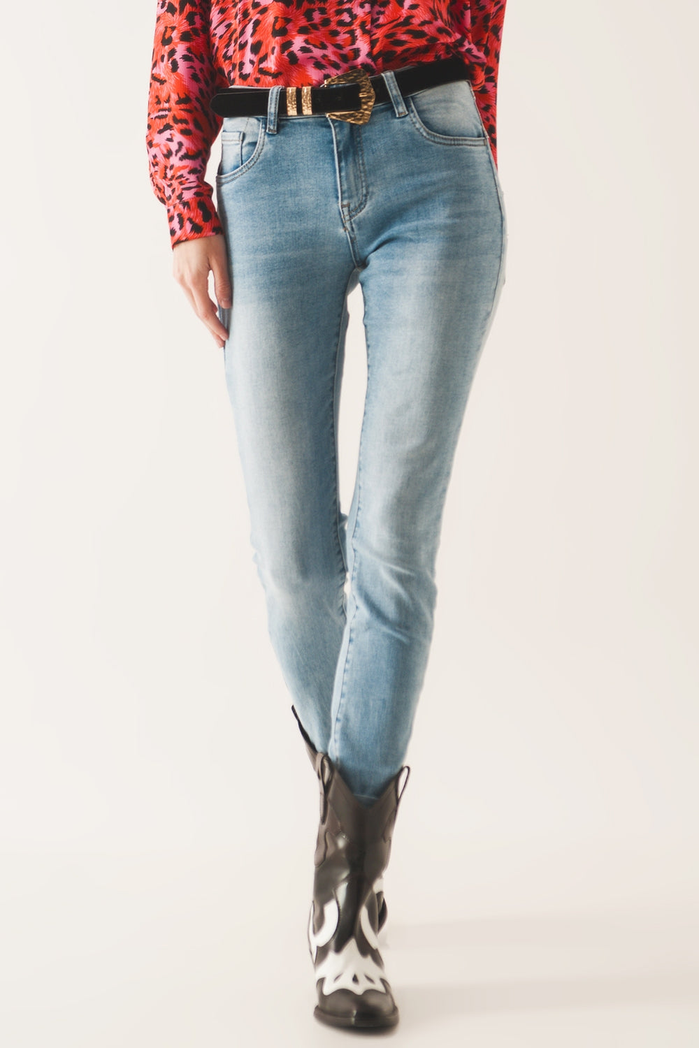 Jean skinny avec tissus élastique