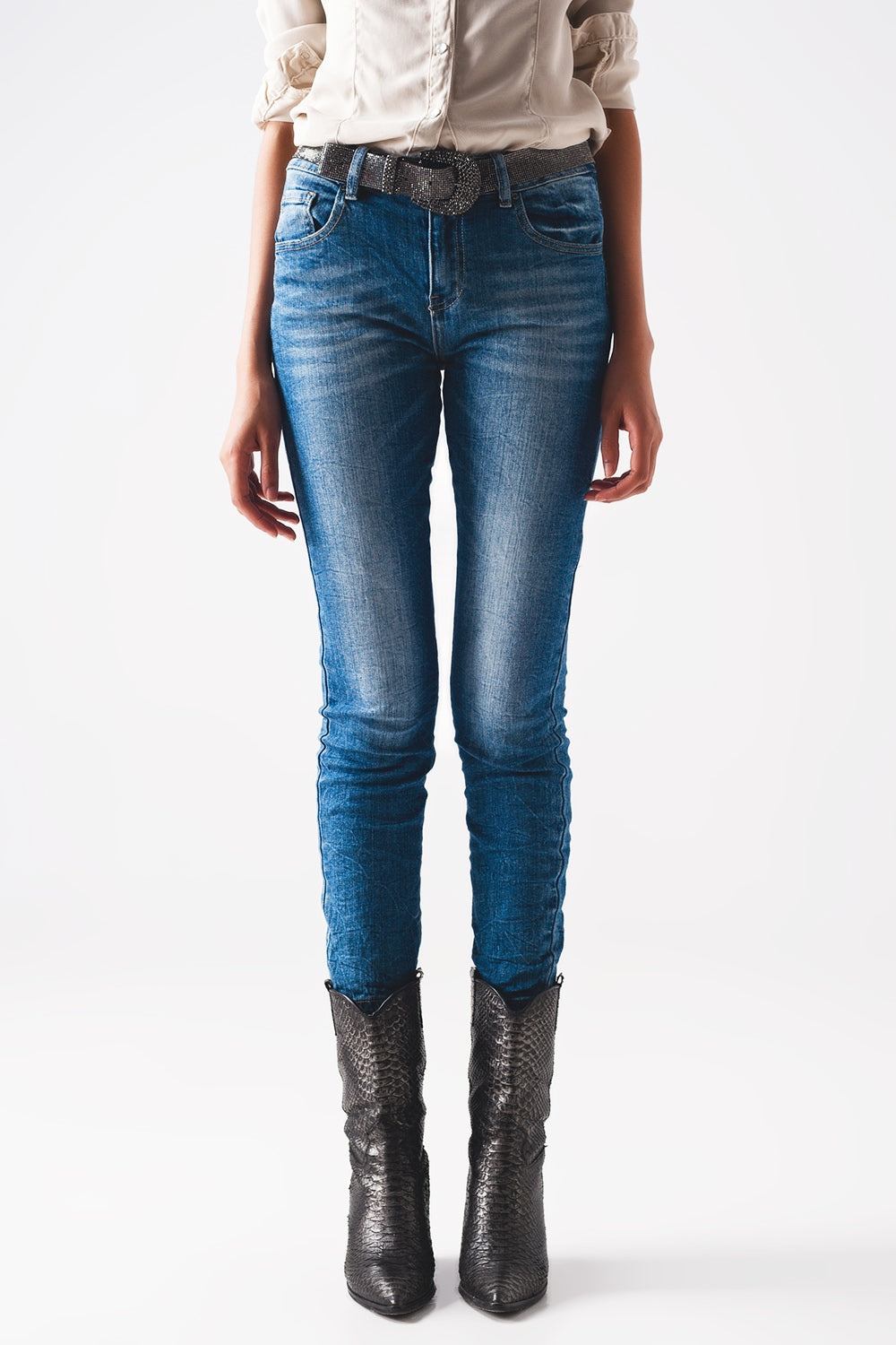 Jean skinny Bleu