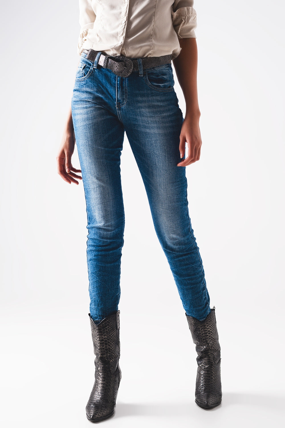 Jean skinny Bleu