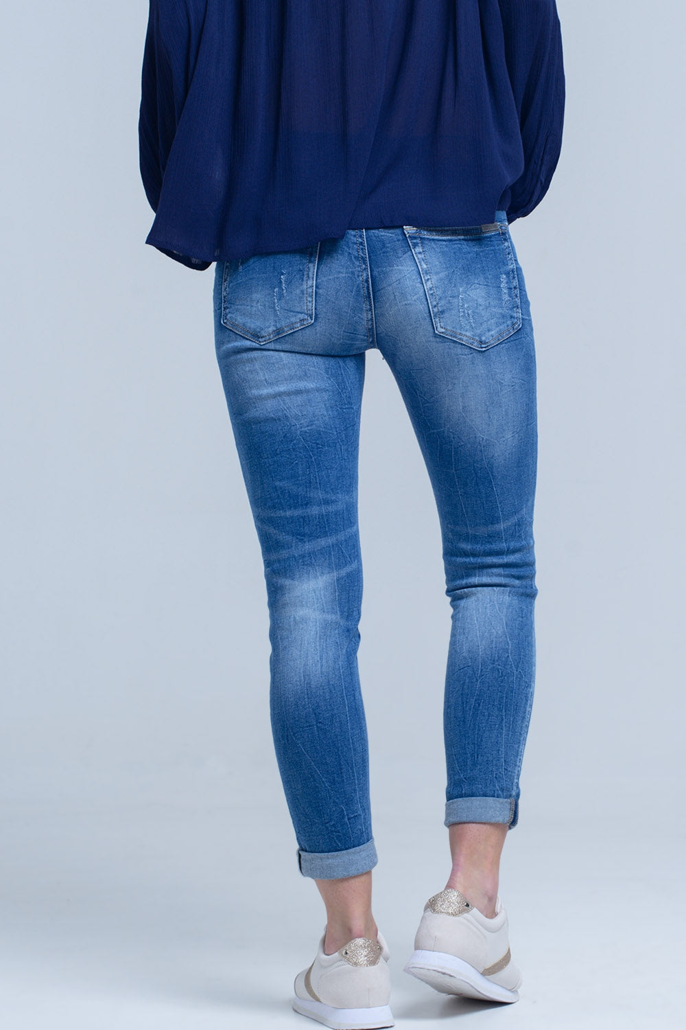 Jean skinny déchiré