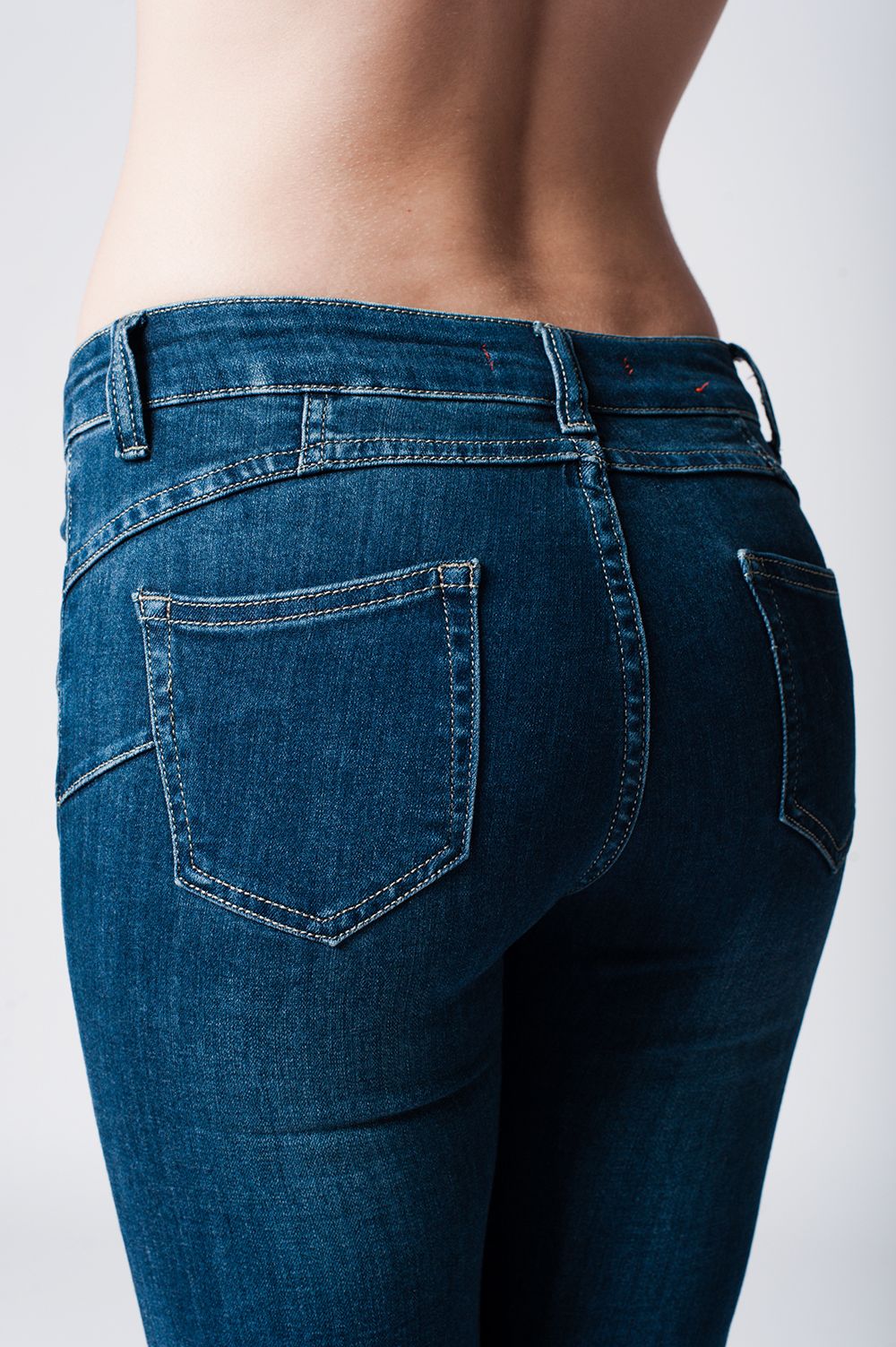 Jean skinny taille basse denim clare