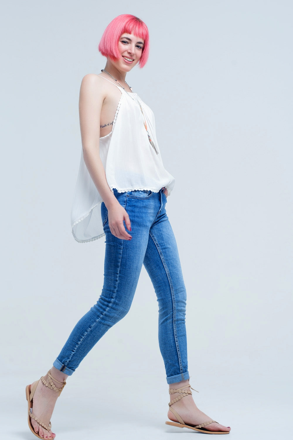 Jeans basiques avec poches