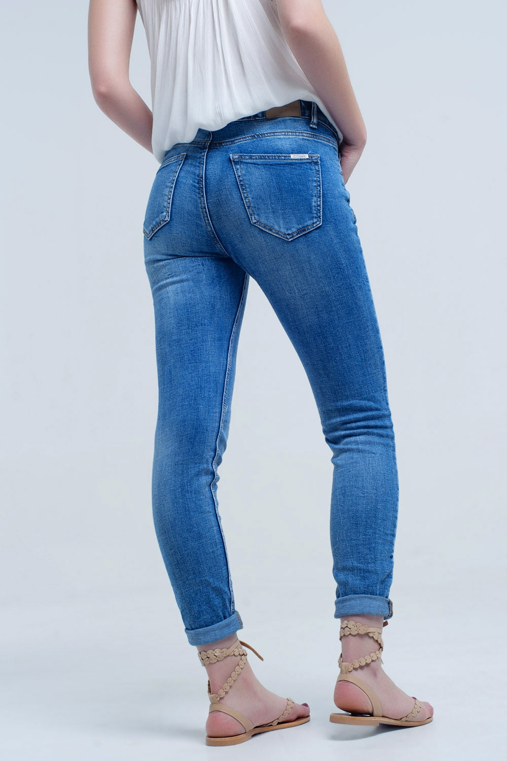 Jeans basiques avec poches