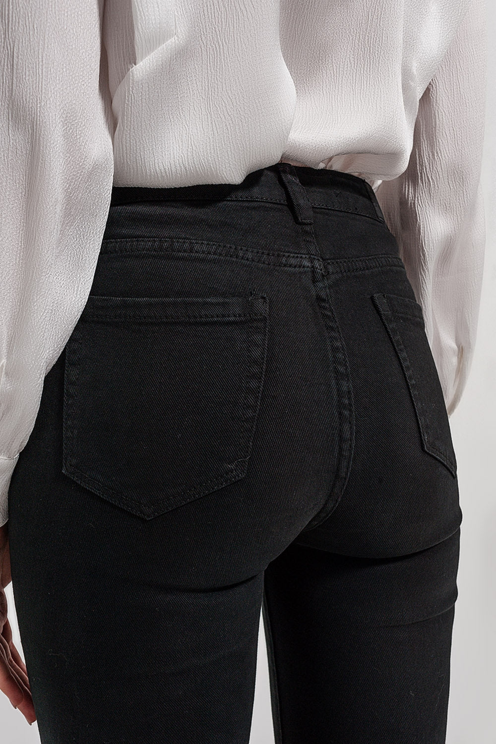 Jeans évasé noir