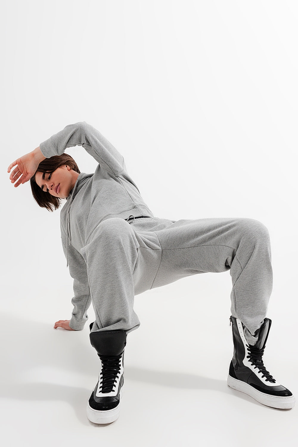 Jogger Gris clair chiné