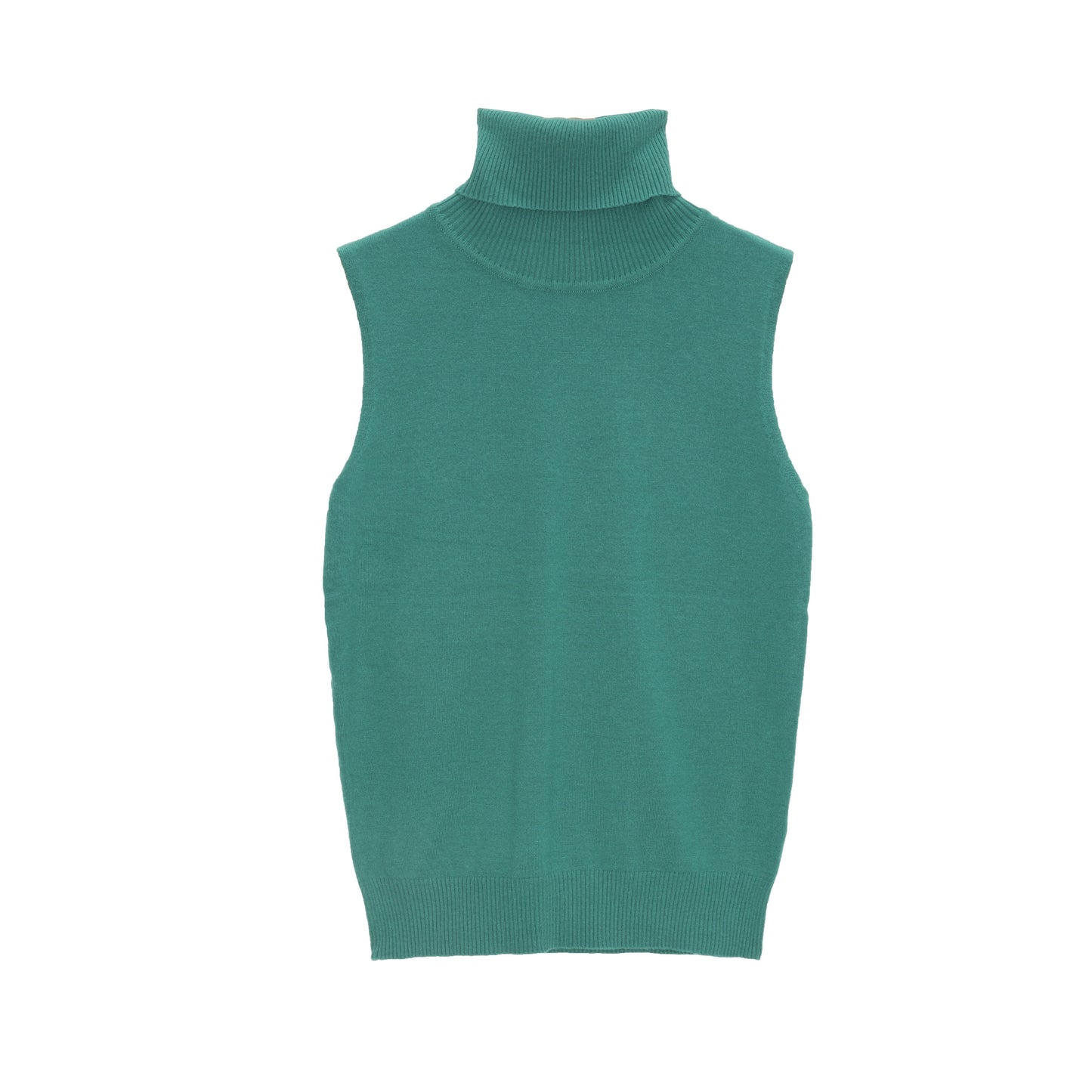 Pullover à débardeur en maille vert