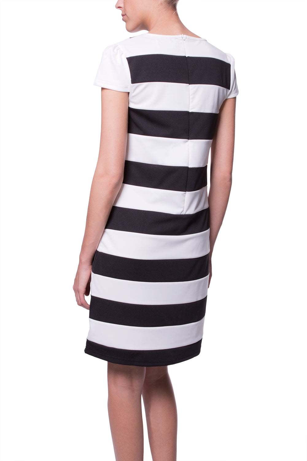 Robe à larges rayures