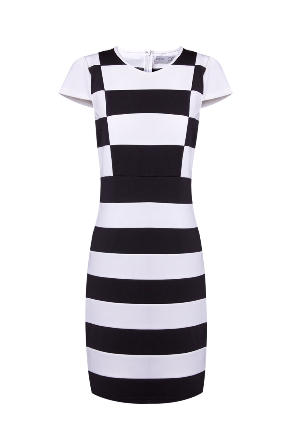 Robe à larges rayures