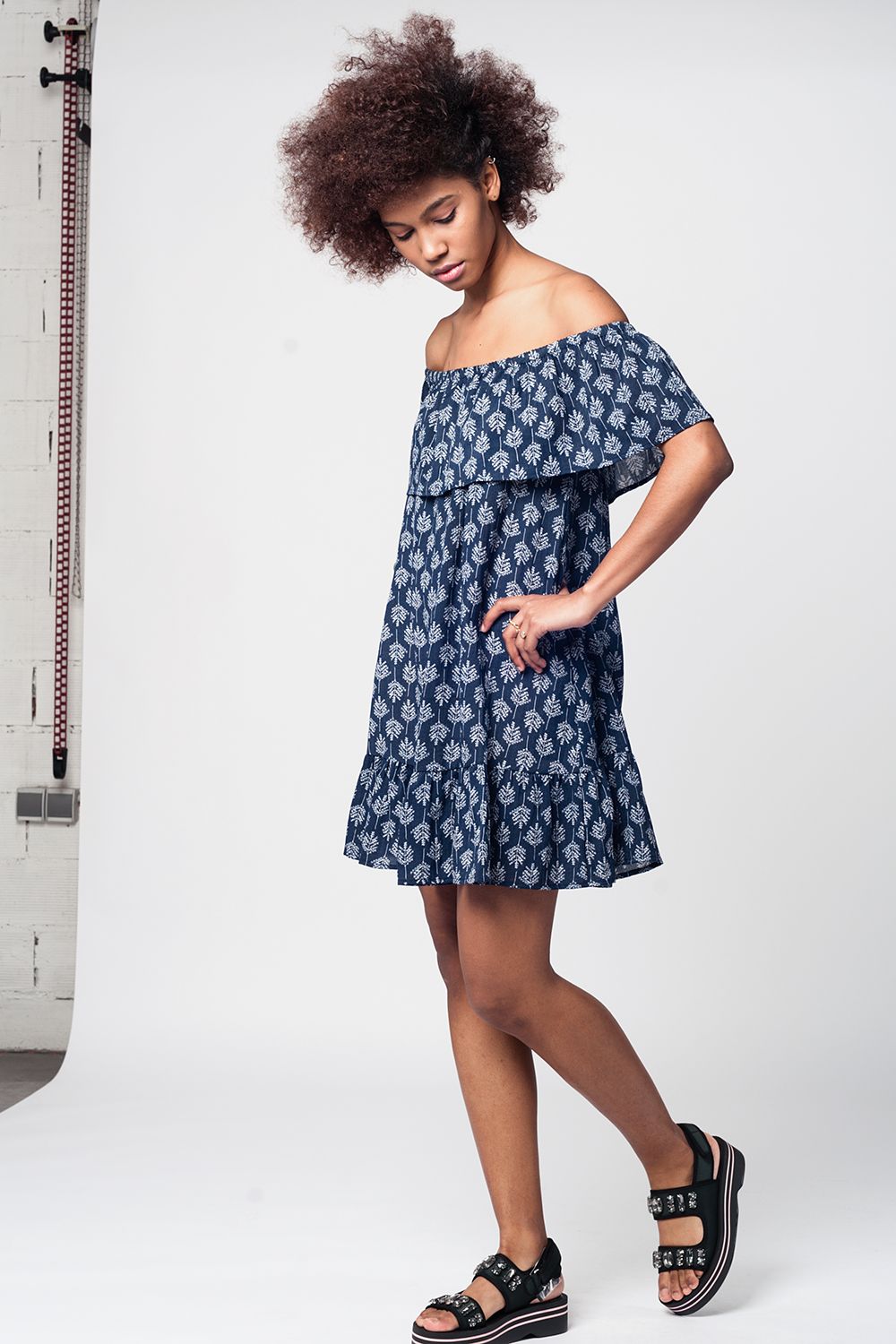 Robe de plage à motif