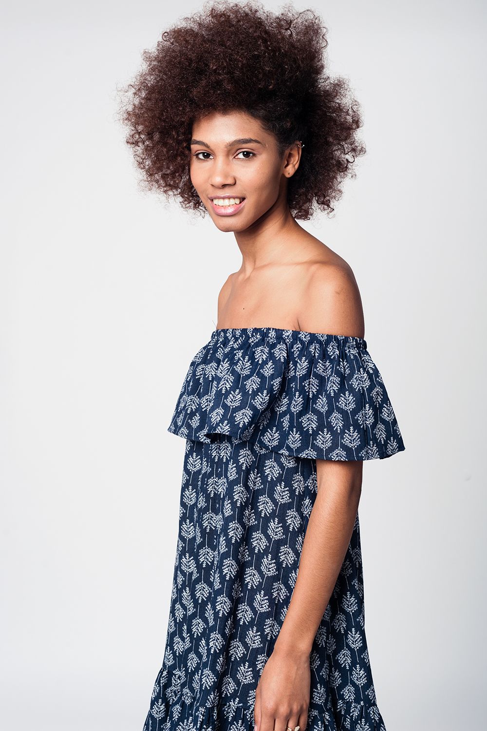 Robe de plage à motif