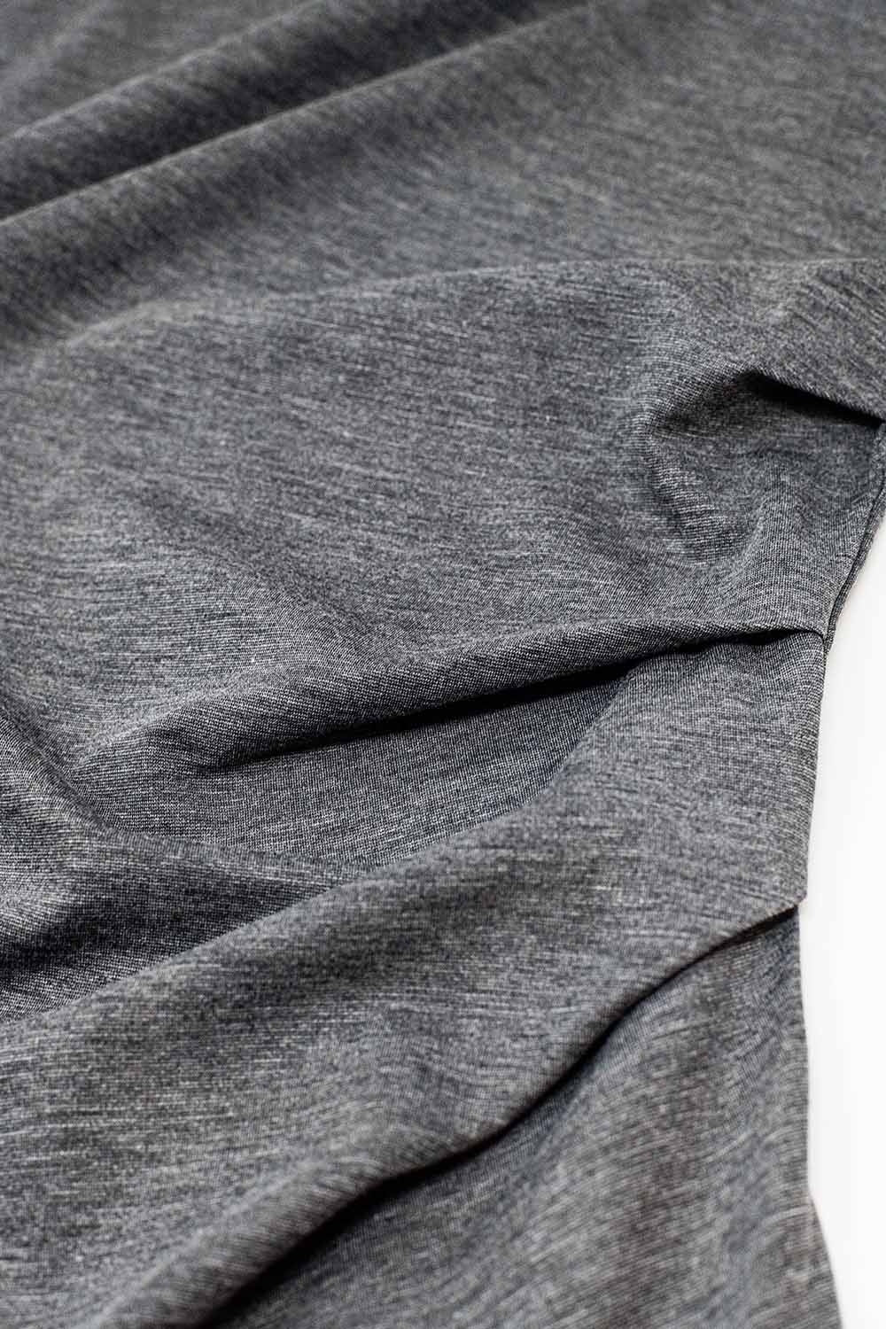 Robe sans manches en tencel stretch gris