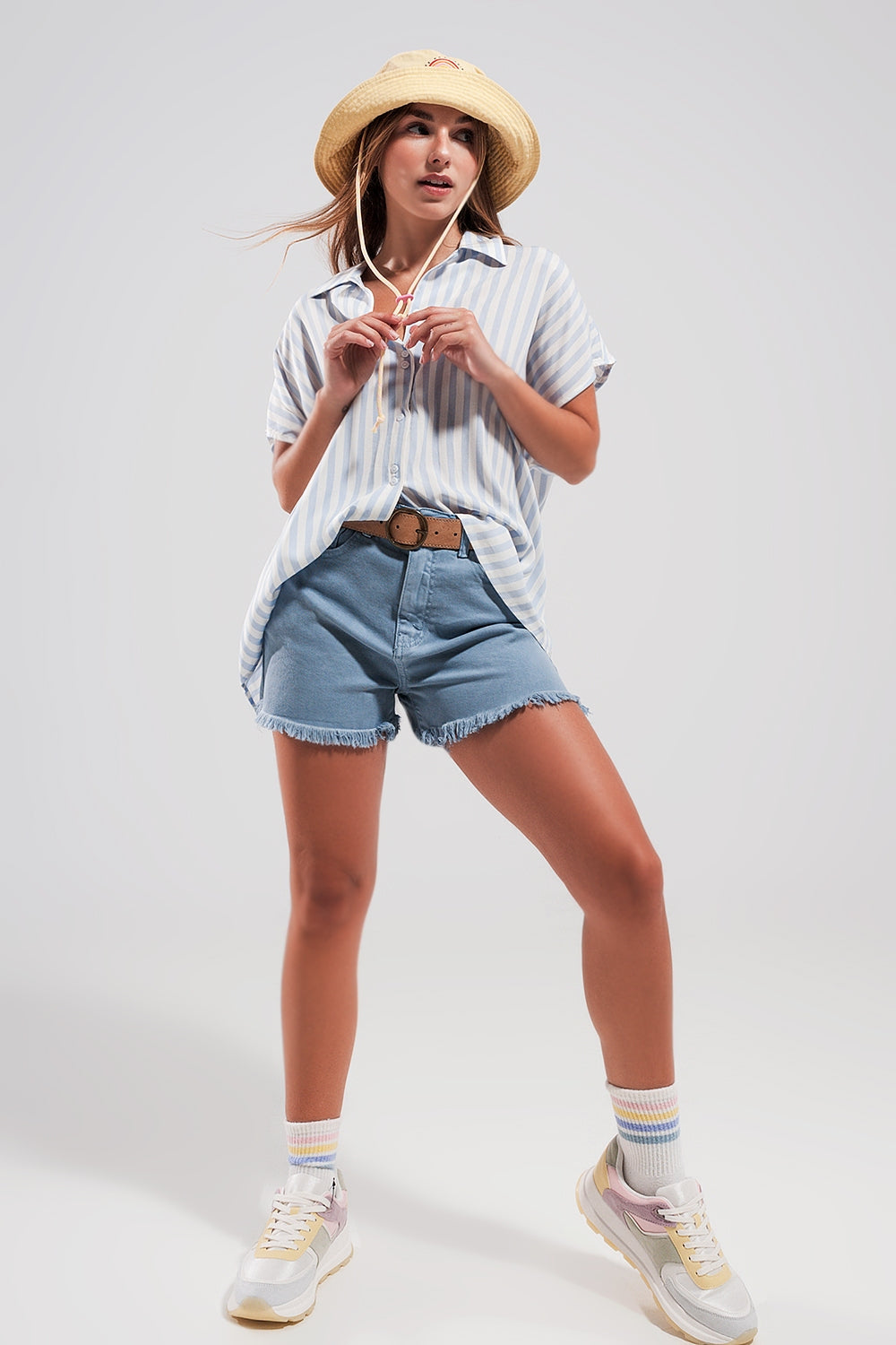 Short Bleu pâle