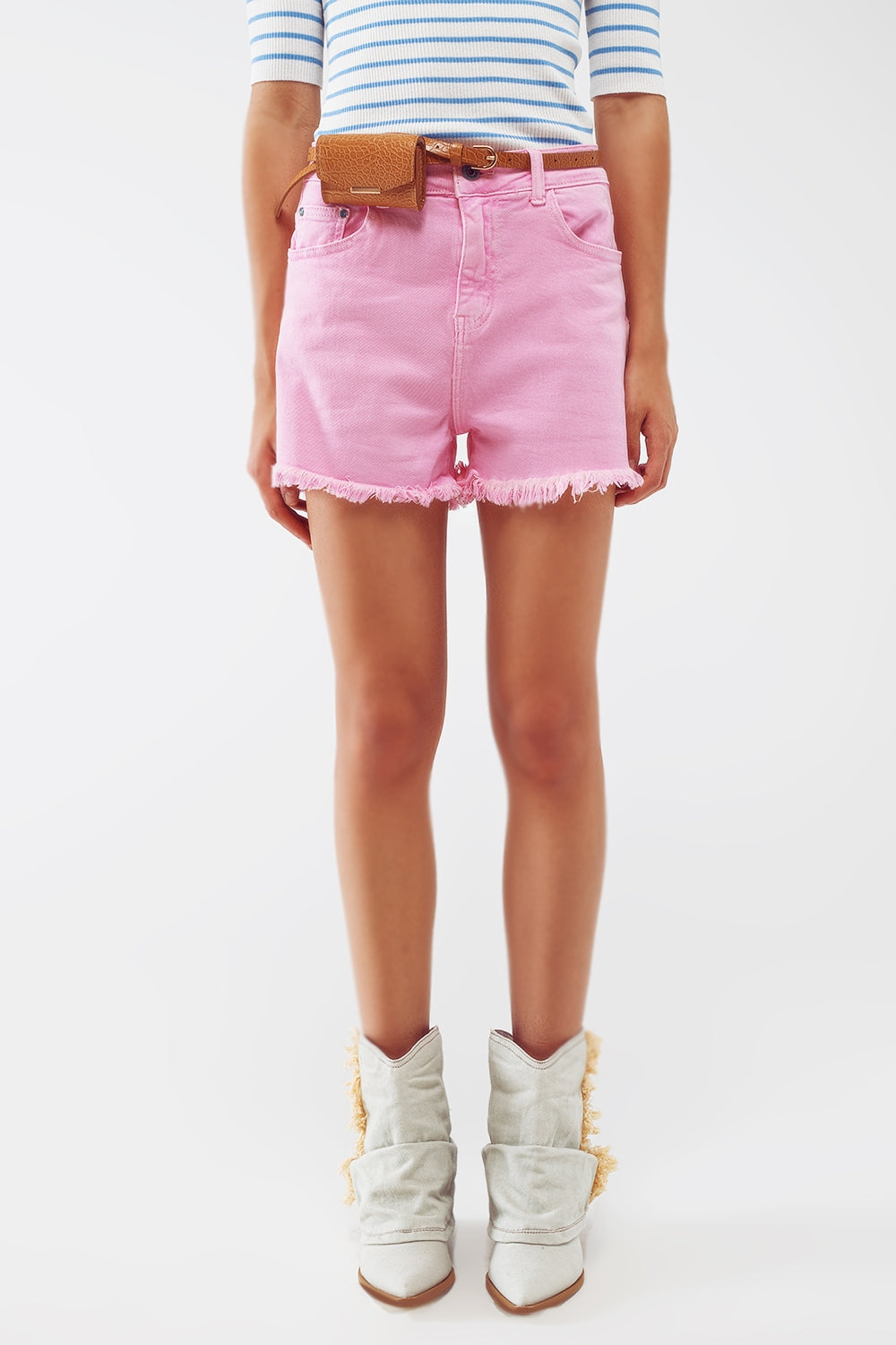 Q2 Shorts en rose