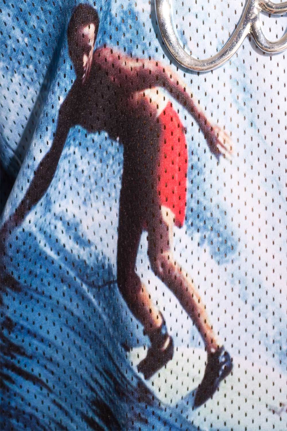 T-shirt à imprimé surf