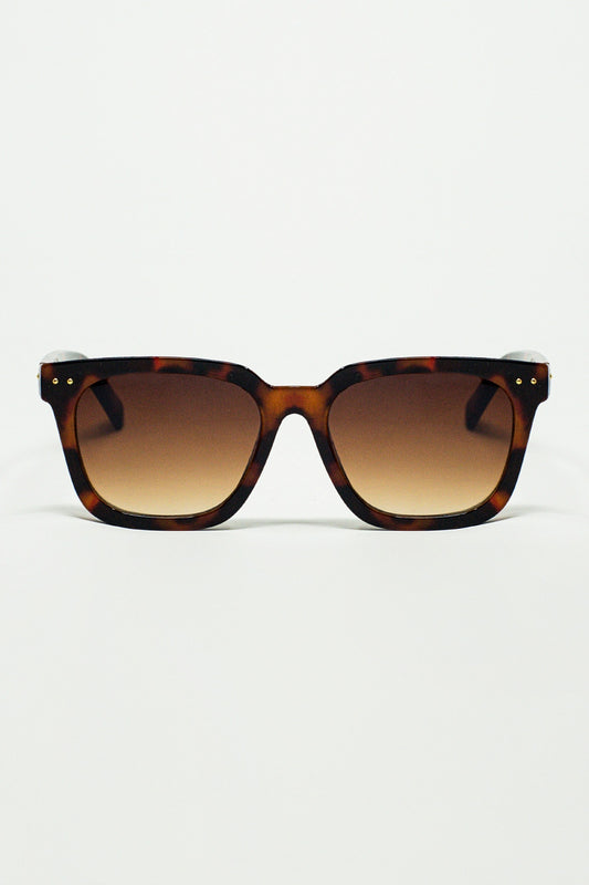 Lunettes de soleil polarisées verres marron