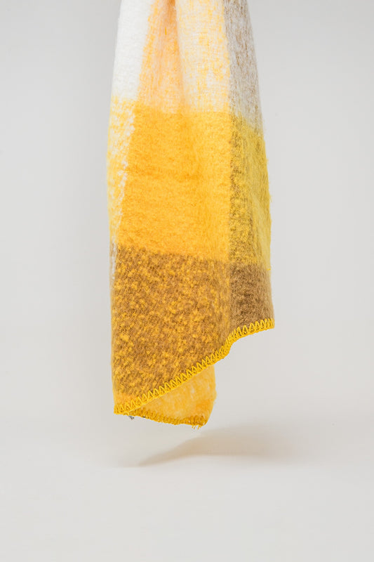 Foulard en beige et jaune