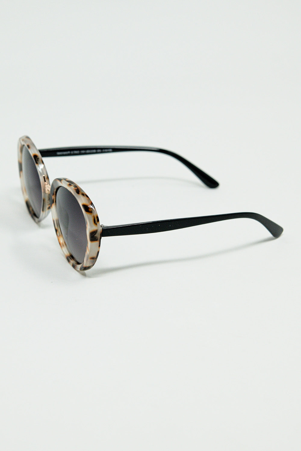 Lunettes de soleil ovales Sunset Spot Beige