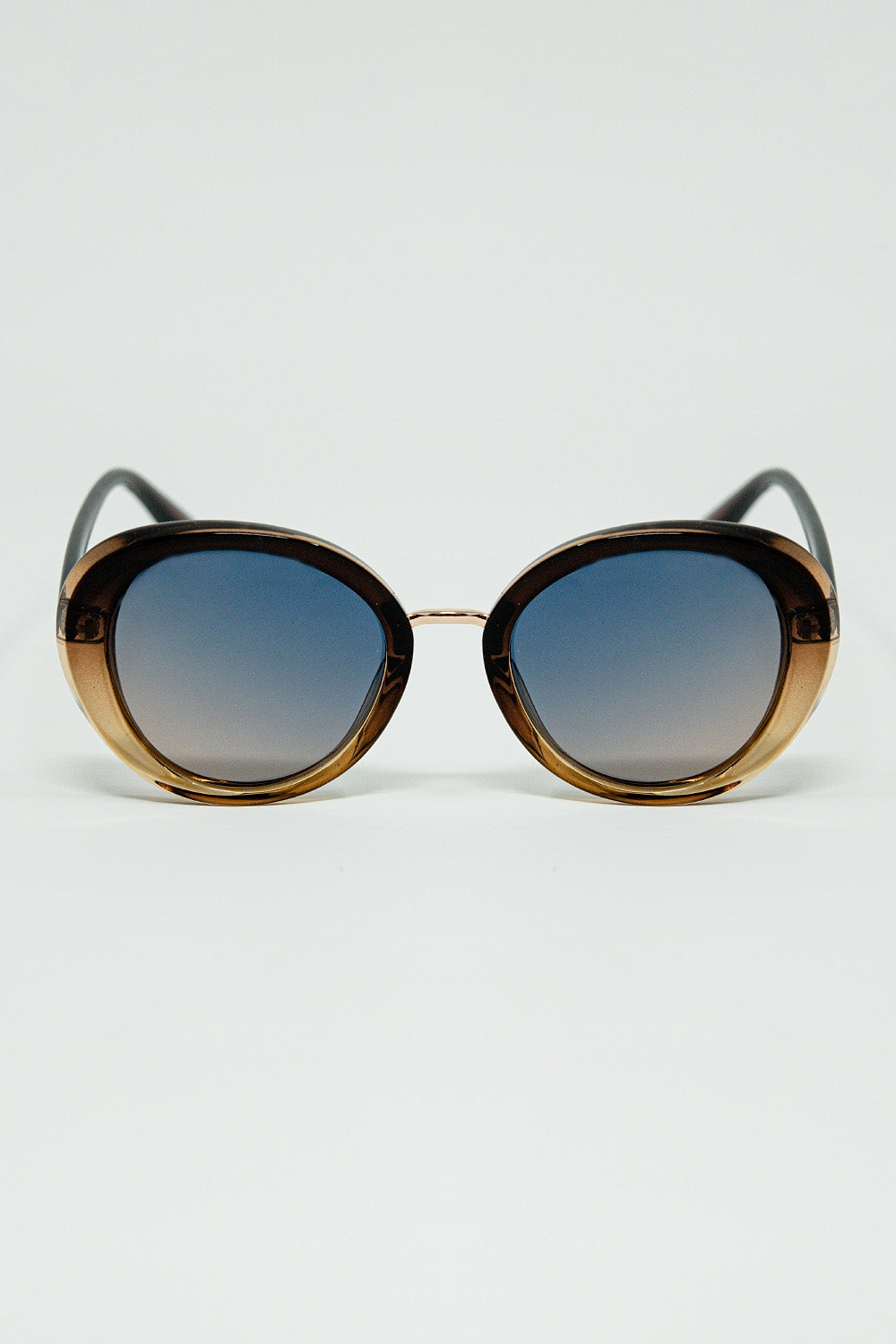 Lunettes de soleil ovales Golden Sunset Spot