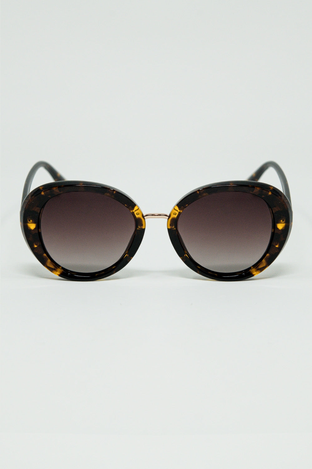 Lunettes de soleil ovales Sunset Spot marron