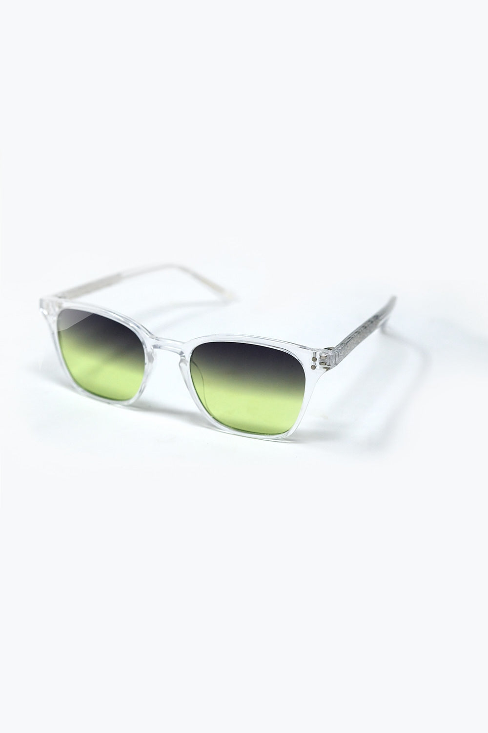 Lunettes de soleil transparentes et dégradées avec verres Sunset