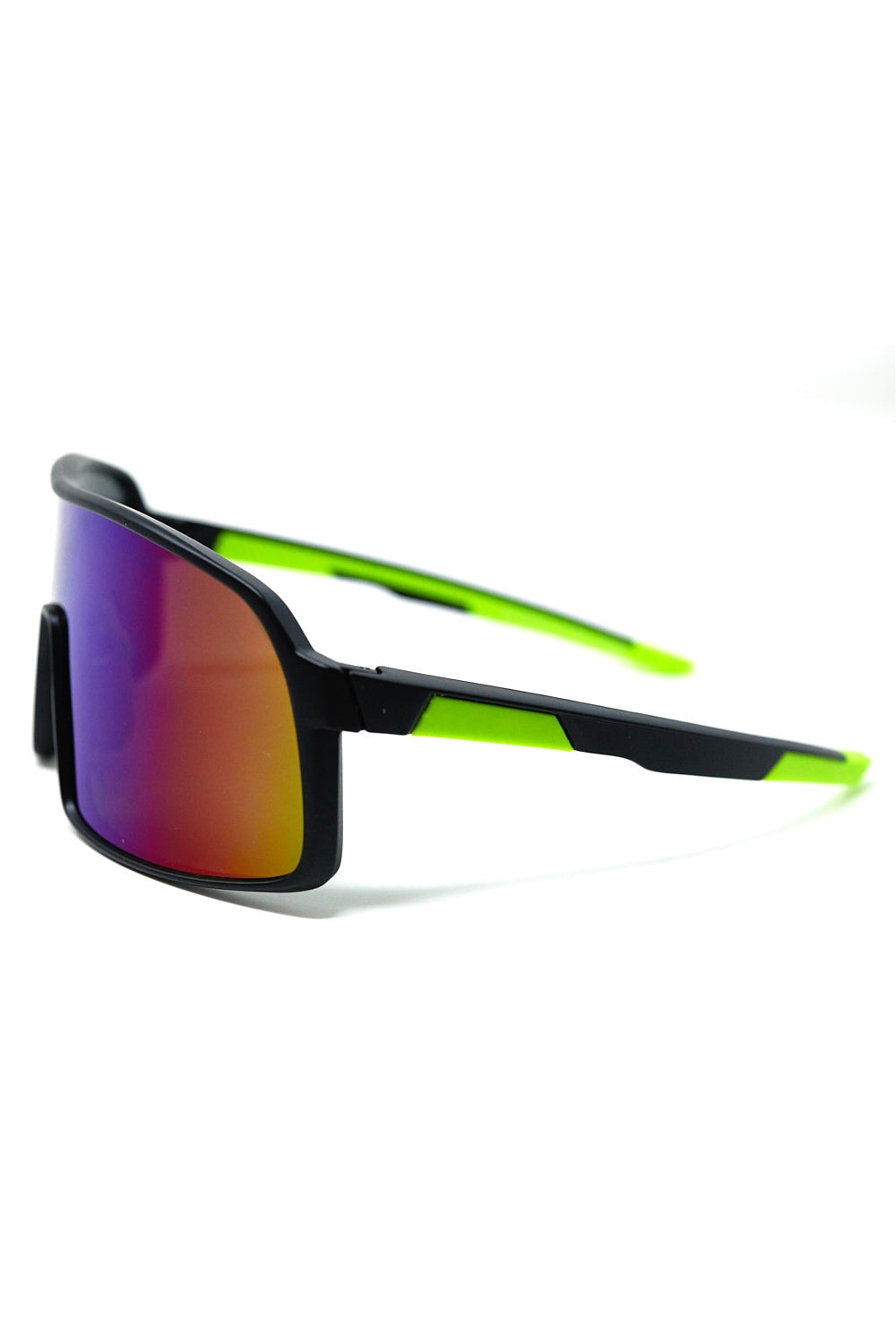 Lunettes de soleil sport polarisées en bleu rouge dégradé