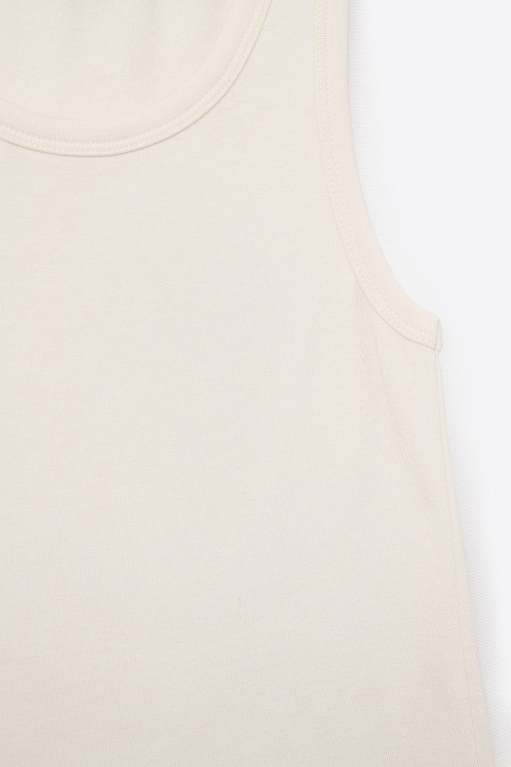 Débardeur de base en tricot super doux crème