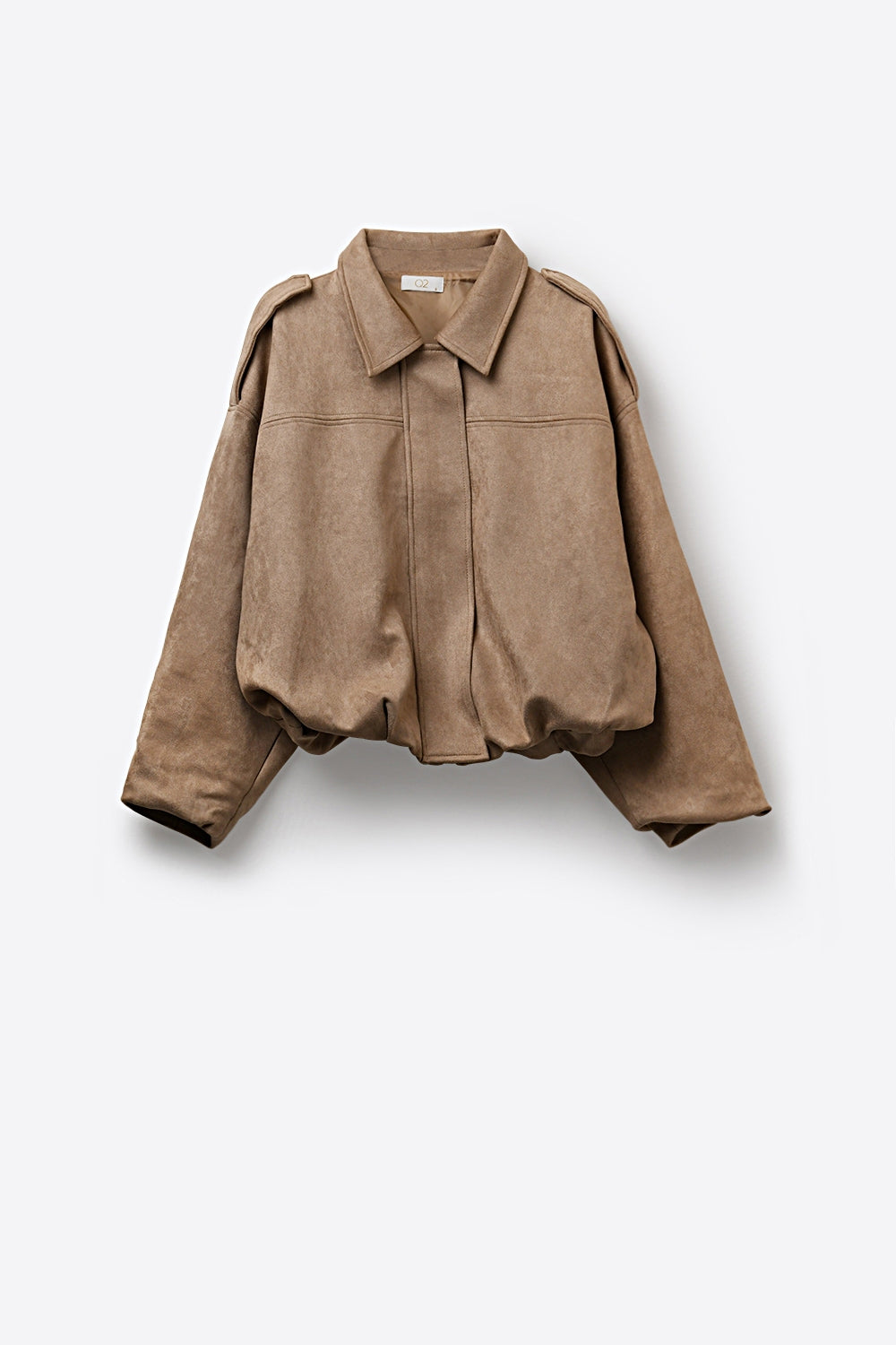 Veste bomber courte effet daim