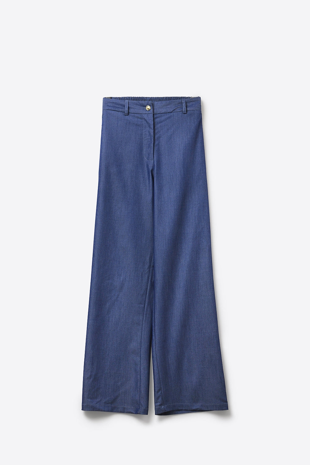 Ensemble débardeur sans manches à boutons et pantalon large