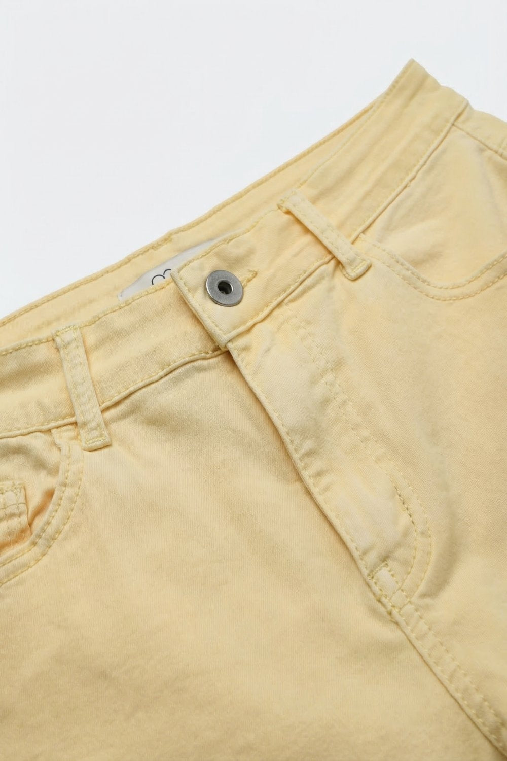 Bermuda en jean stretch Jaune Beurre