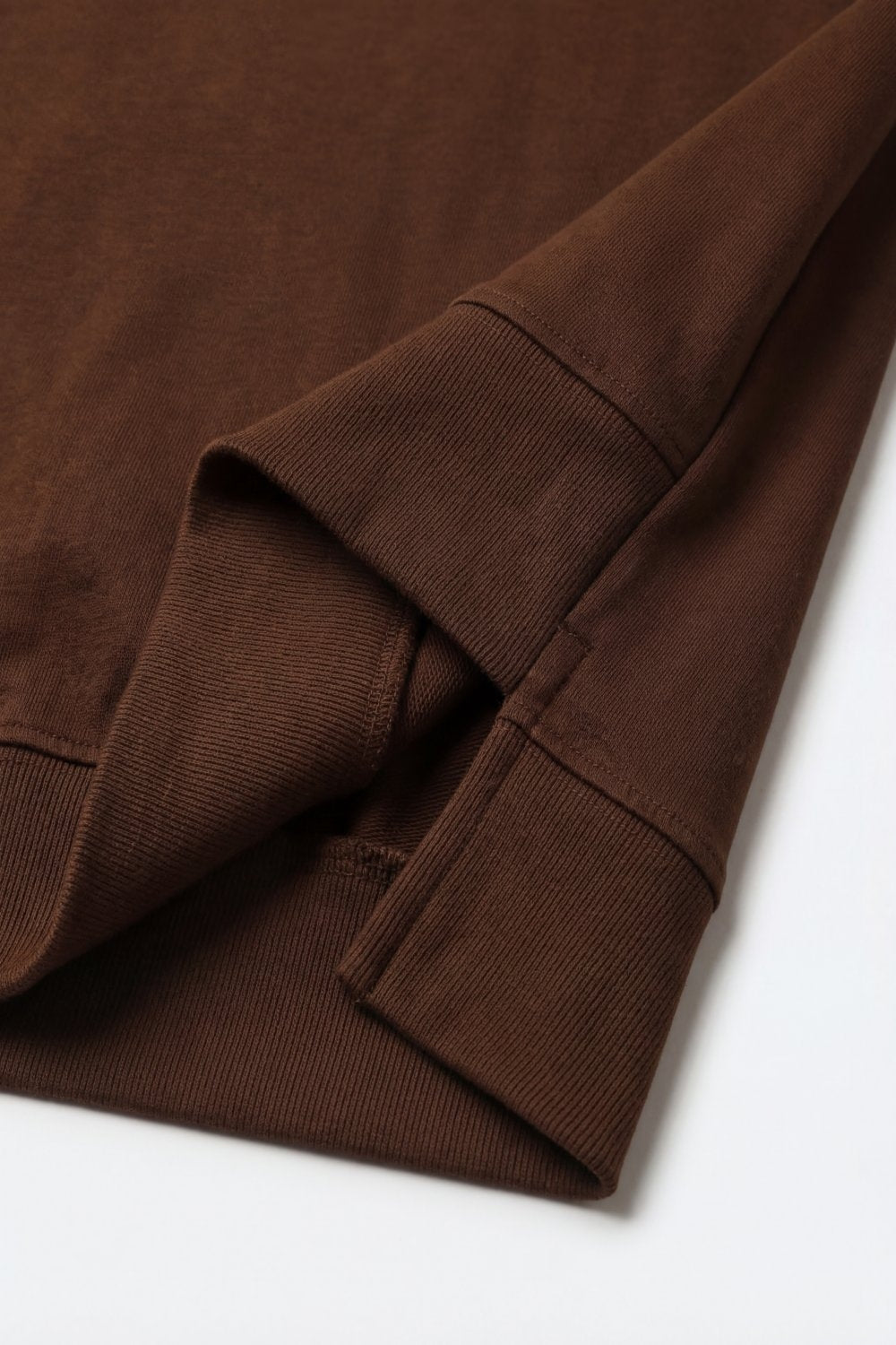 Sweat-shirt marron graphique numéro 58 à manches courtes coupe décontractée