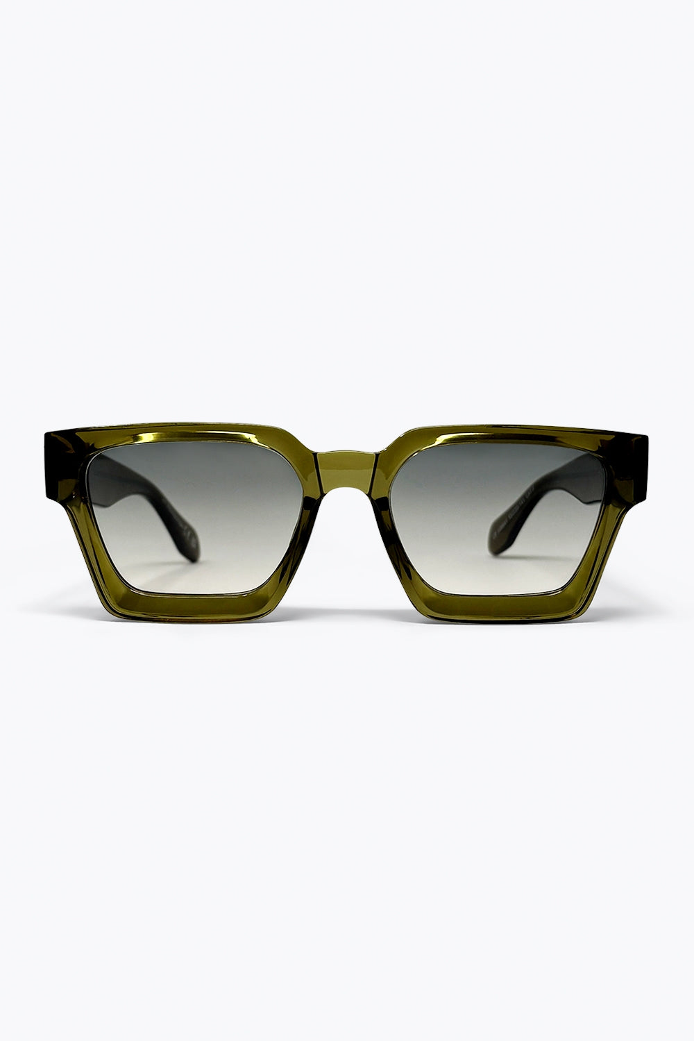 Lunettes de soleil urbaines avec monture carrée et verres dégradés